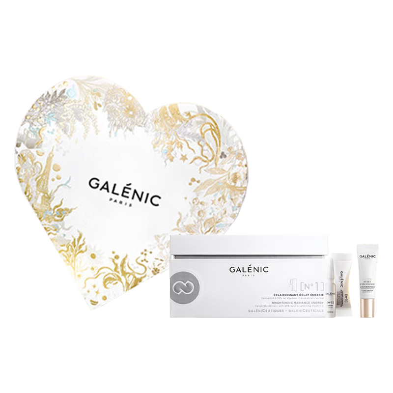 GALENIC Набор средств по уходу за кожей Limited VC Serums Snow Algae Sun Protection Cream Heart Box с увлажняющей защитой от ультрафиолета 30мл+12 — фото 4