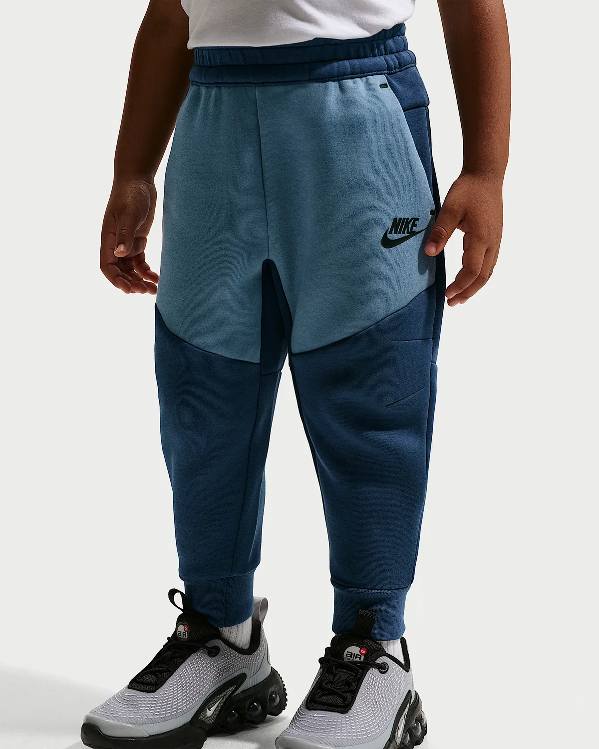Детский спортивный костюм Nike Sportswear Toddler Tech Fleece, Work Blue — фото 4