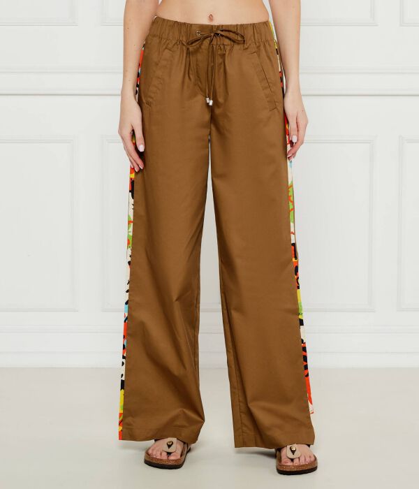 

Брюки с узором «пейсли» Flare fit Desigual, коричневый