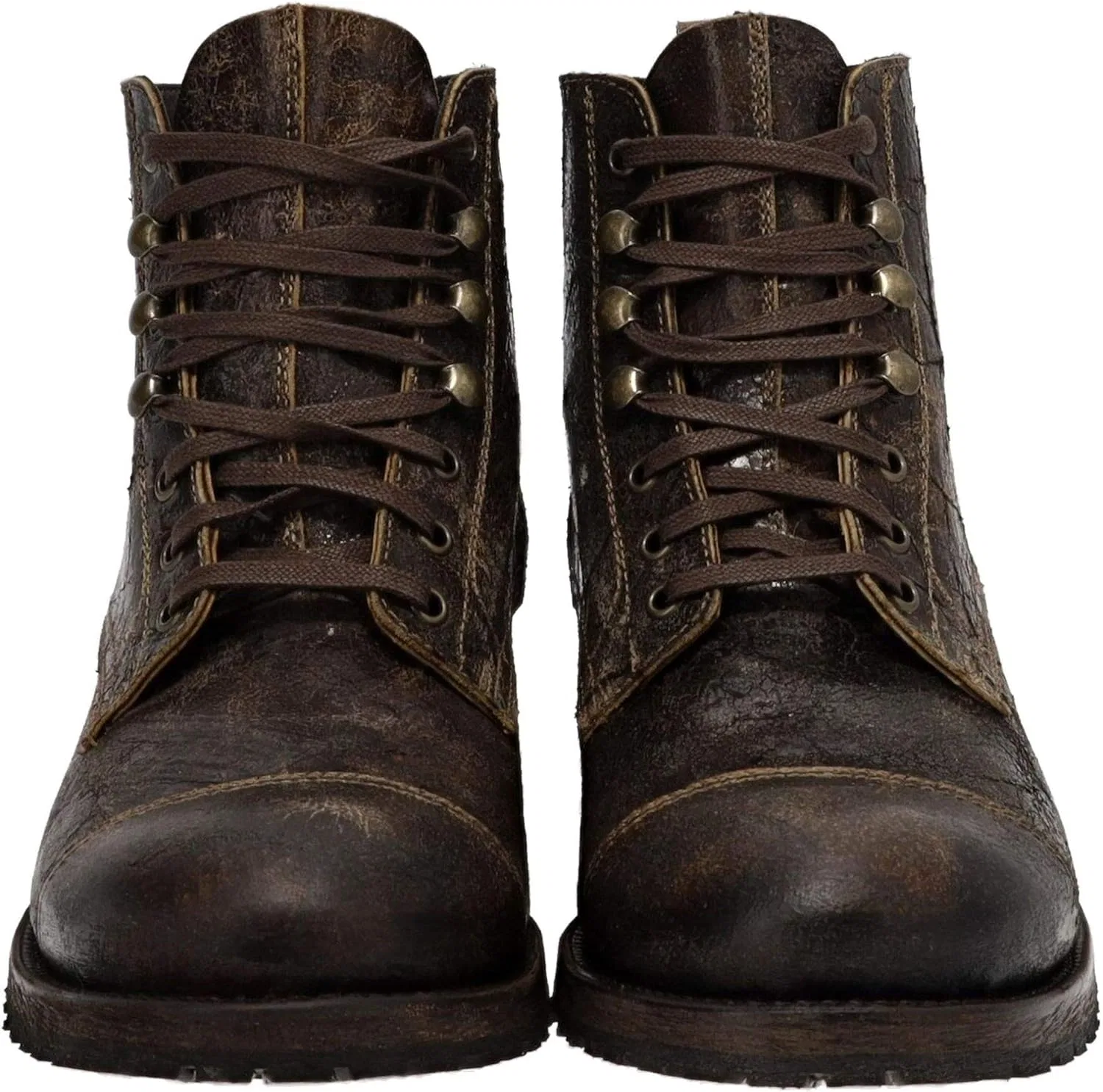FB Fashion Boots Eagle Testa Мужские ботинки-чукка на шнуровке, кожаные, коричневые — фото 3