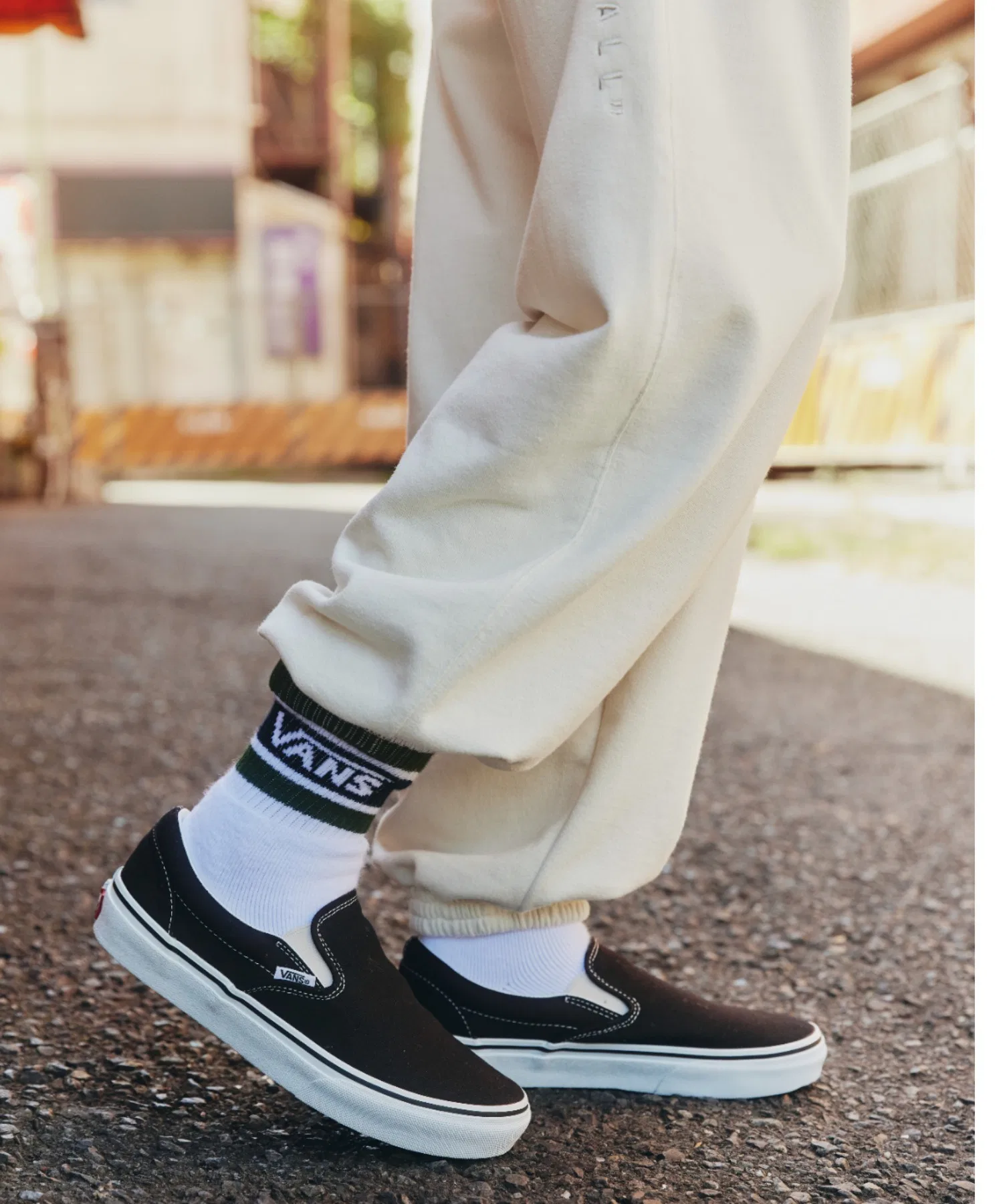 Унисекс слипоны VANS SLIP ON чёрные — фото 3