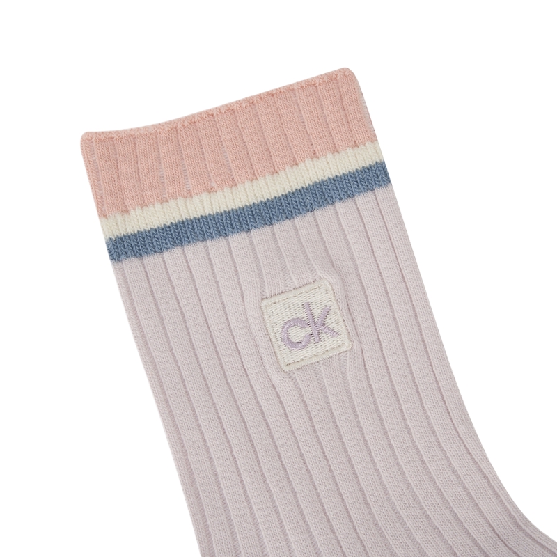 Носки Mid-Calf женские 1 упаковка Calvin Klein, серо-фиолетовый — фото 3