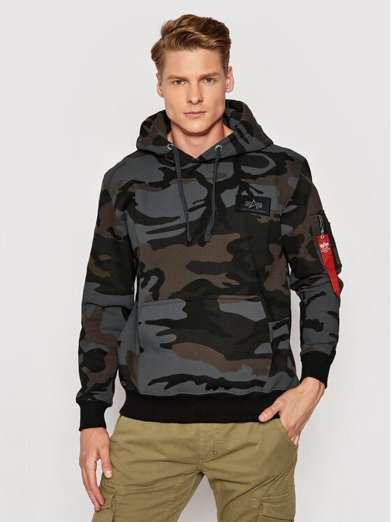 

Толстовка обычного кроя Print Camo 178318C Alpha Industries, серый