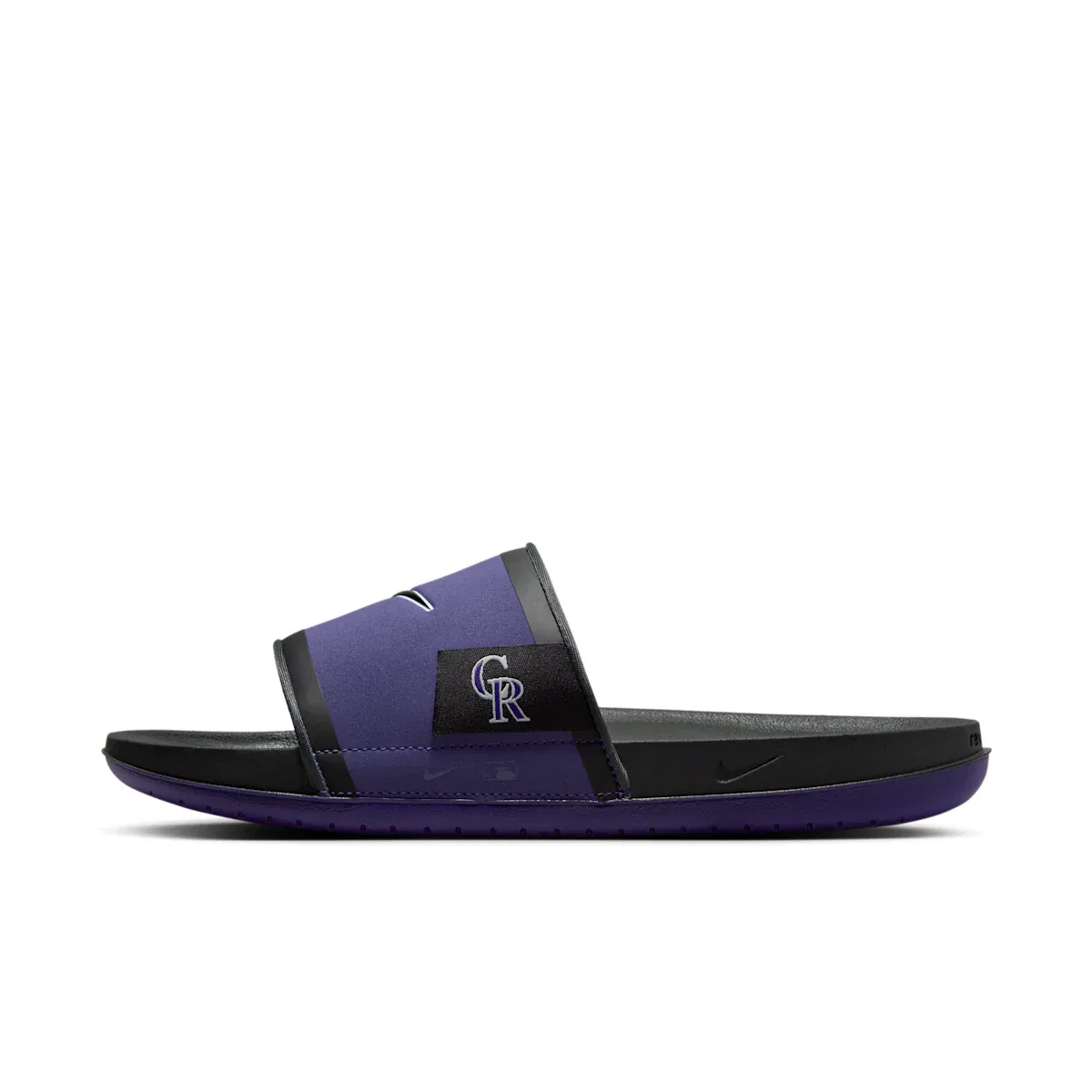 Men's Offcourt (Colorado Rockies) Offcourt Slides Nike, фиолетовый — фото 2