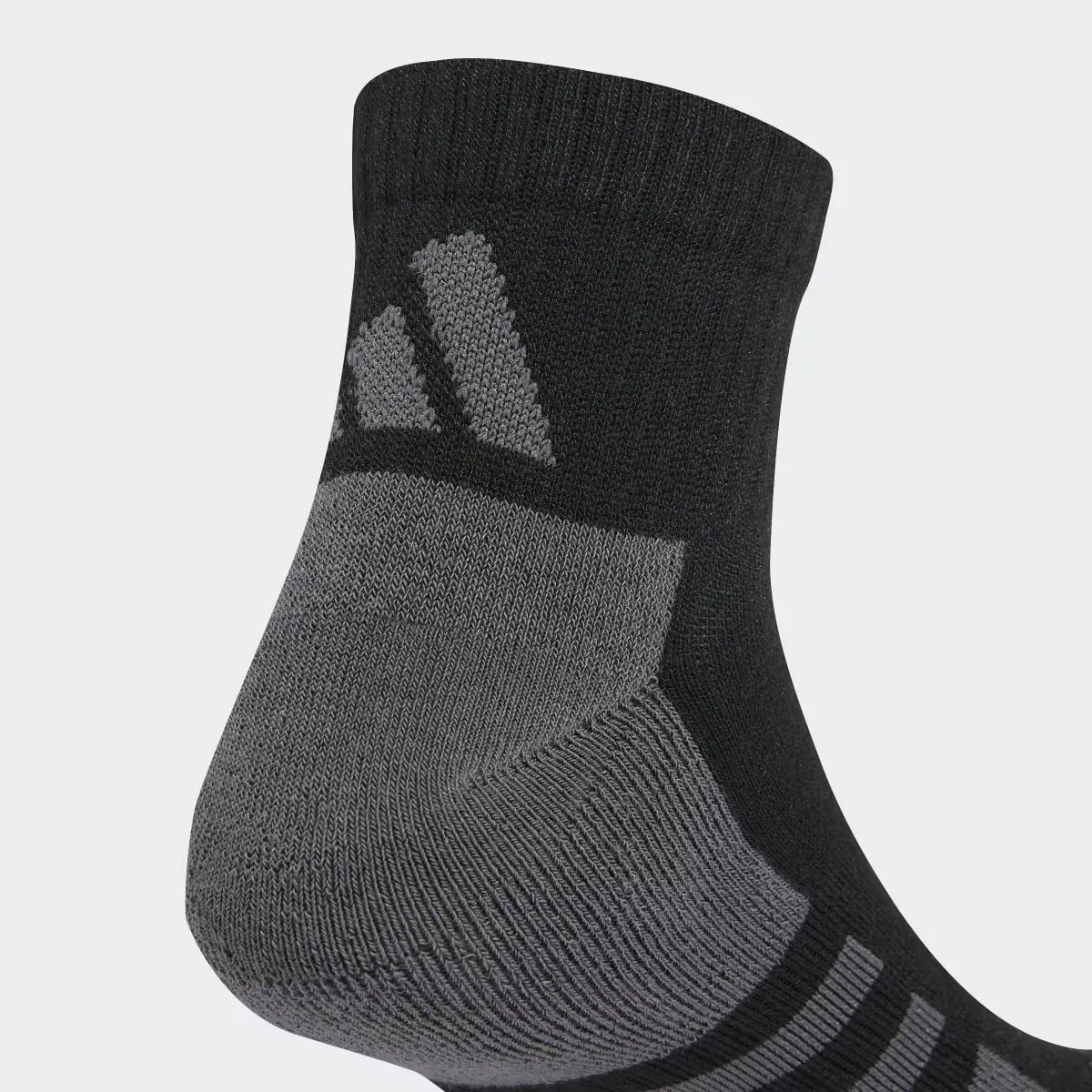 Набор из 3 пар носков Adidas с амортизацией на лодыжке, чёрный — фото 3