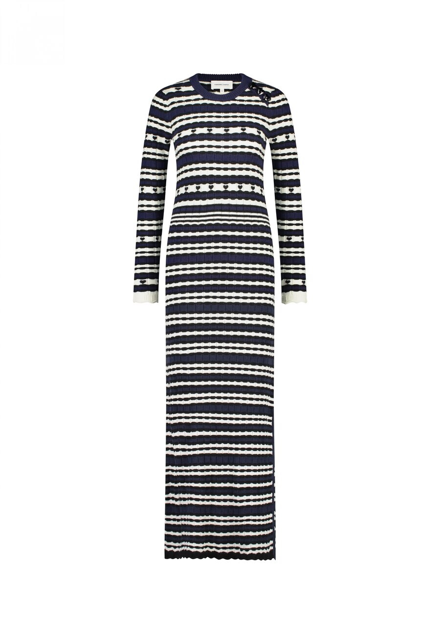 

Платье макси Fabienne Chapot Dress, цвет blue/off white