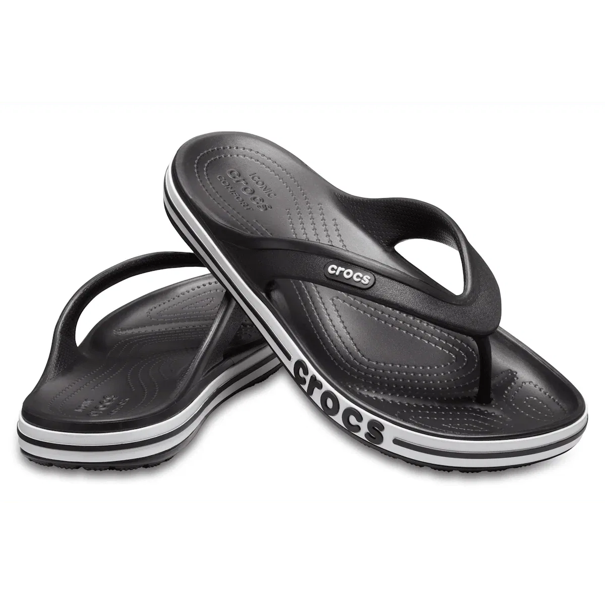 Bayaband Flip Crocs, белый/синий — фото 2