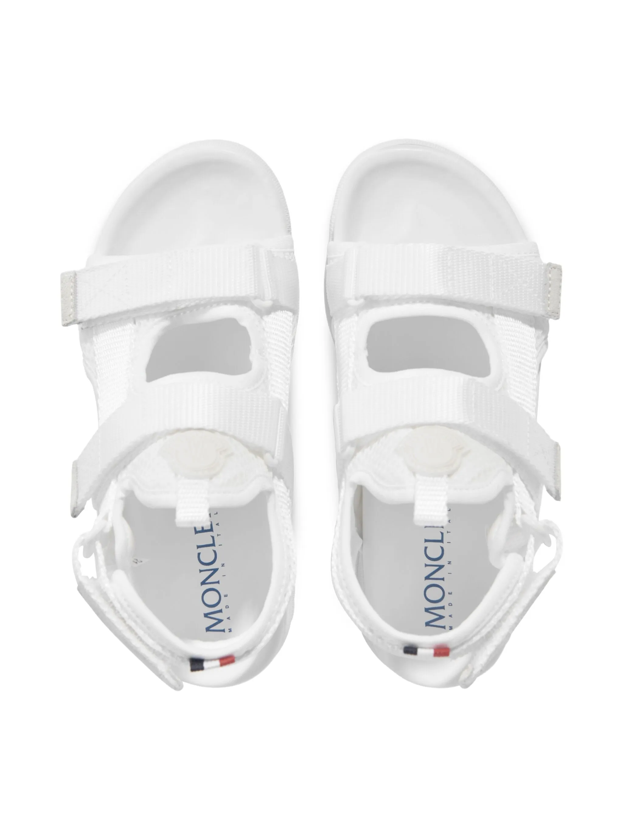 Сандалии Petit Trailgrip Vela на платформе Moncler Enfant, белый — фото 4