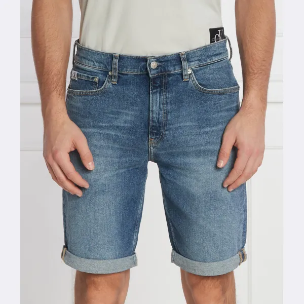 

Джинсовые шорты узкого кроя Calvin Klein, синий