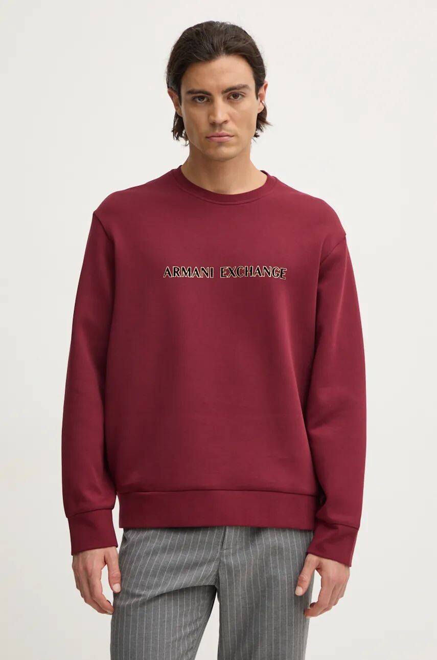

Толстовка Armani Exchange, гранатовый