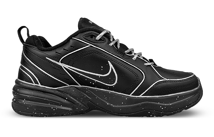 Кроссовки Nike Air Monarch 4 Chunky Sneakers Unisex Low-Top Black/Gray — фото 2