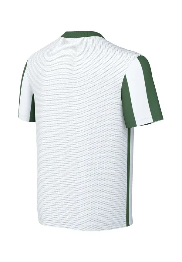 Футболка Nike Performance Division V Striped Fussball Teamsport Sports, бело-зеленая — фото 2