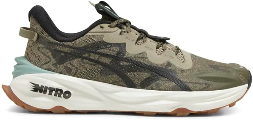 Мужские кроссовки для трейлраннинга PUMA Fast Trac Nitro 3 Trail - зеленые, зеленый — фото 2