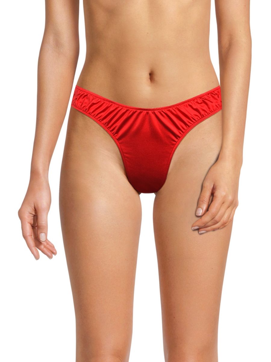 

Низ бикини со сборками WeWoreWhat, цвет Tropic Red