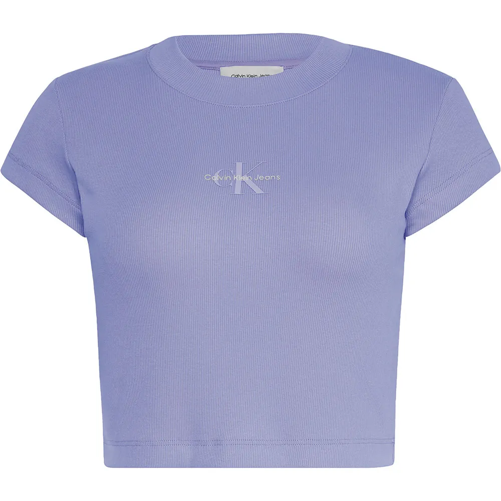 

Футболка с коротким рукавом Calvin Klein Jeans Monogram Baby, фиолетовый