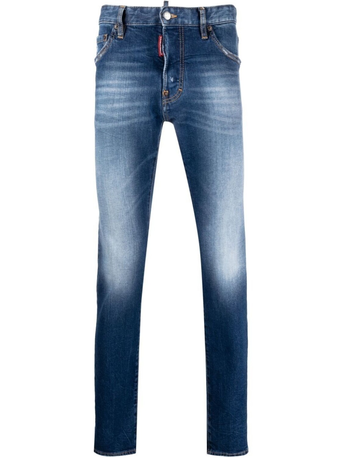 

Dsquared2 узкие джинсы с пятью карманами, синий