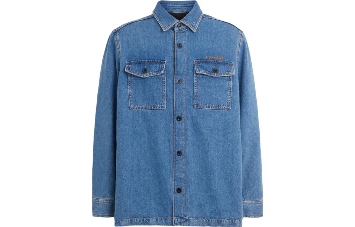 

Рубашка мужская Medium Indigo Coach, индиго