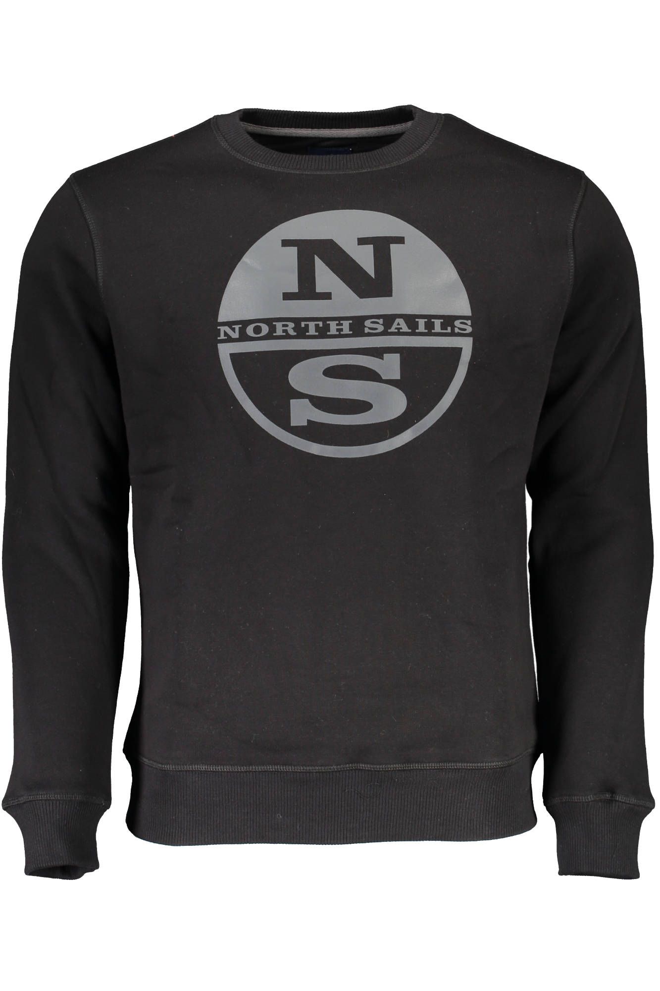 

Черный хлопковый мужской свитер North Sails