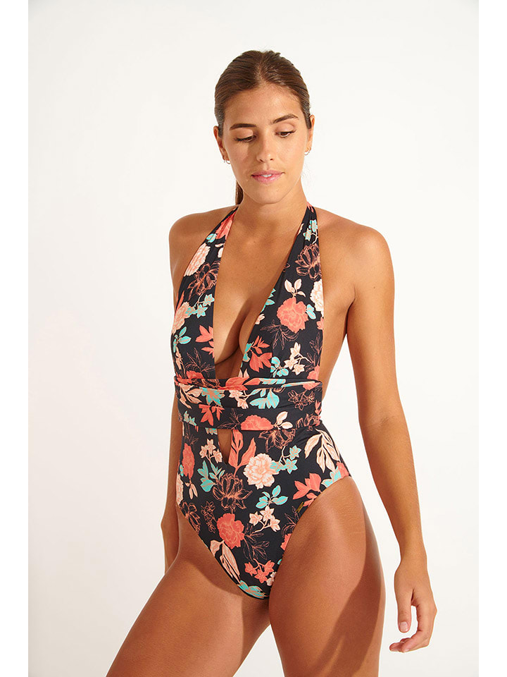 

Livia Monte-Carlo Купальник "Nomade" в черно-красно-голубом цвете, Черный, Livia Monte-Carlo Купальник "Nomade" в черно-красно-голубом цвете