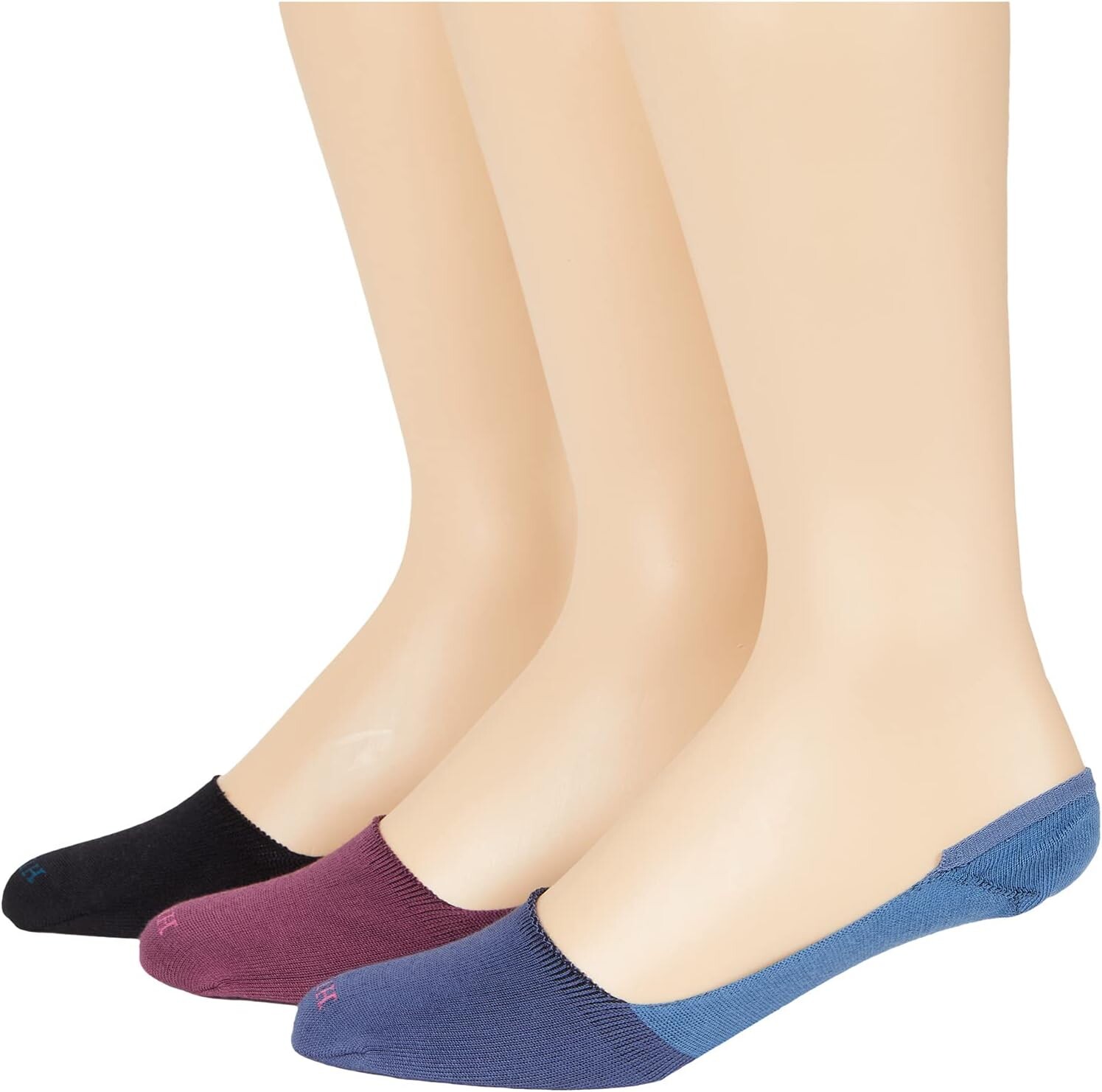 

Носки HUE Super Soft Sneaker Liner 3-Pack, цвет Denim