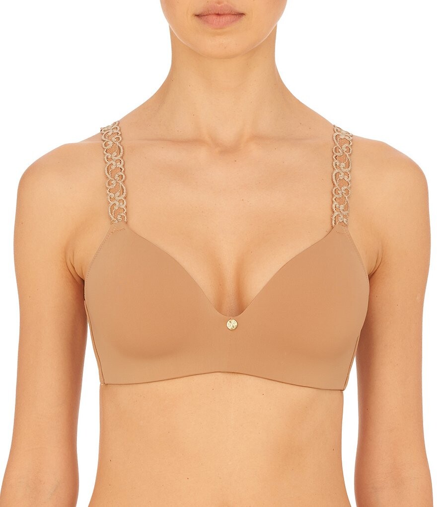 

Бюстгальтер без косточек Natori Pure Luxe, коричневый