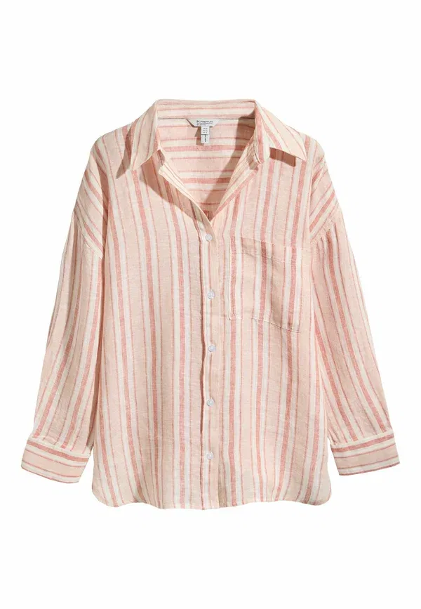 Блуза Next, Button down blouse, абрикосовая полоска