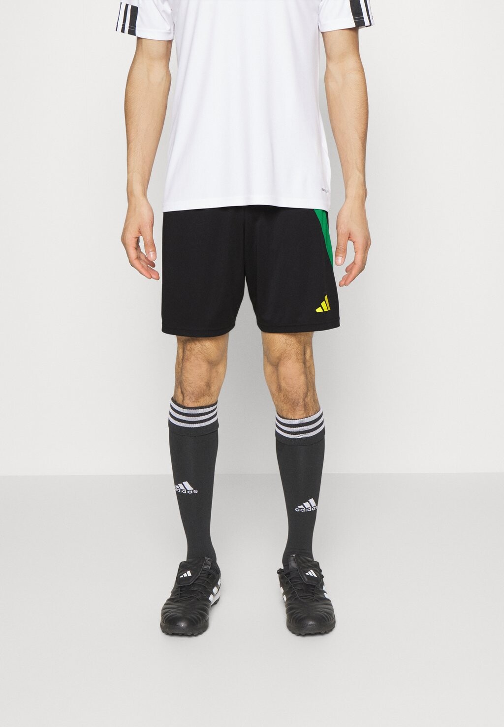 

Спортивные шорты Adidas FORTORE SHORT, цвет Black/Team Red/Team Yellow/Team Green