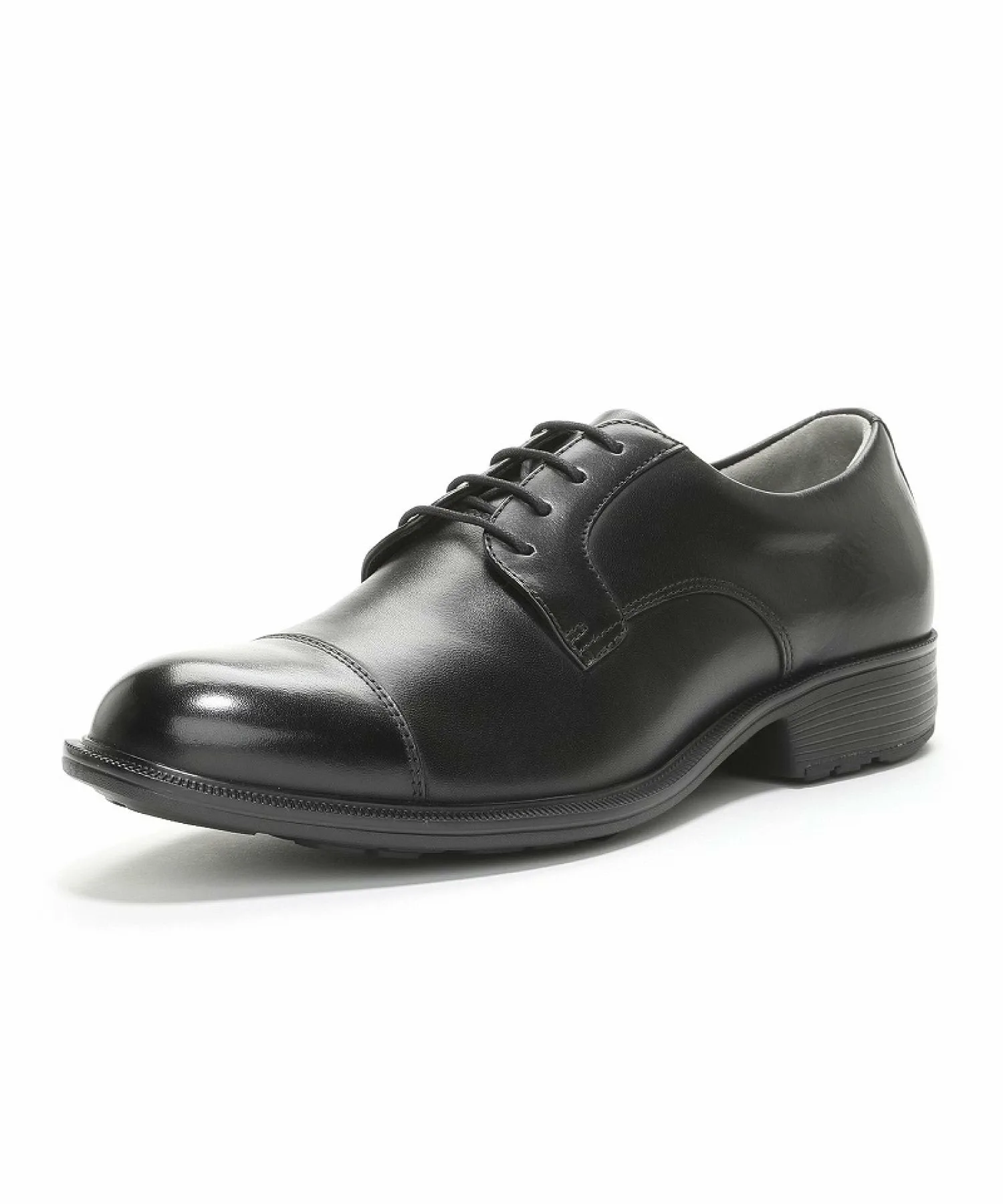 Мужские кожаные туфли MoonStar BW4643, дышащие и водонепроницаемые. Balance Works, black