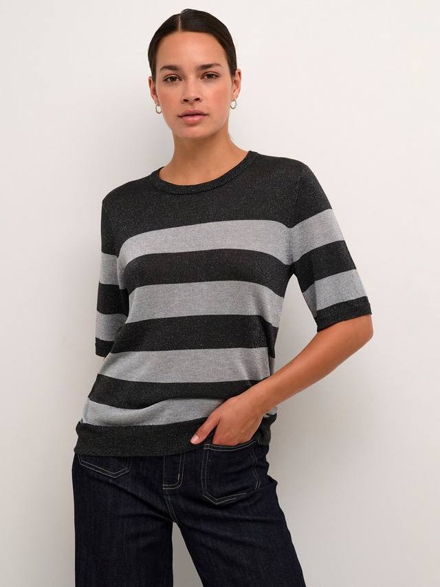 

Джемпер в полоску от ankra KAFFE, цвет Grey/Black