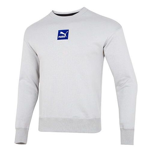 

Свитер emb logo sweatshirt 'grey' Puma, серый