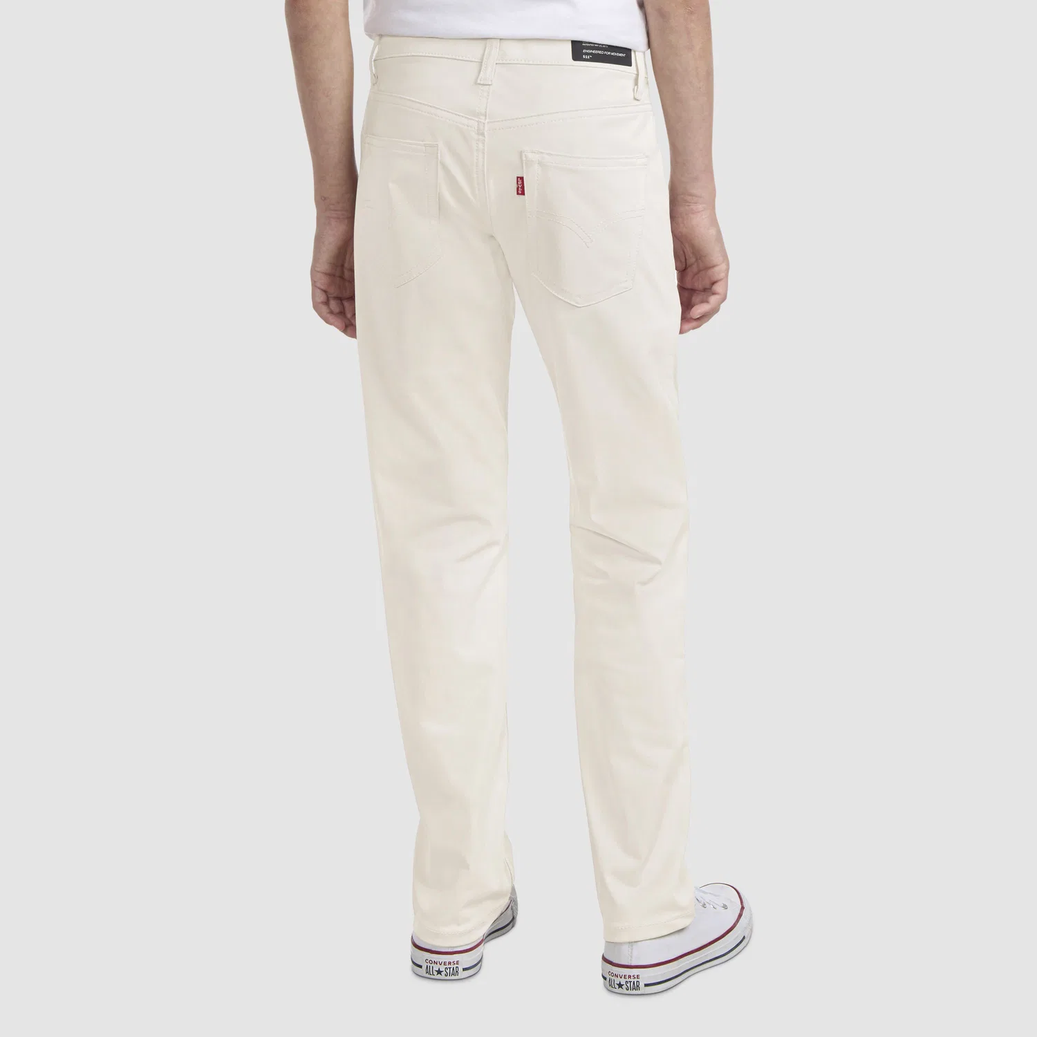 Технологичные брюки 511 Slim Fit для мальчиков 8-20 лет Levi's, White — фото 4