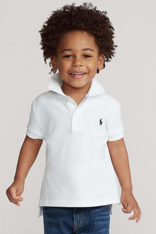 

Детская футболка-поло 110-128 см Polo Ralph Lauren, белый