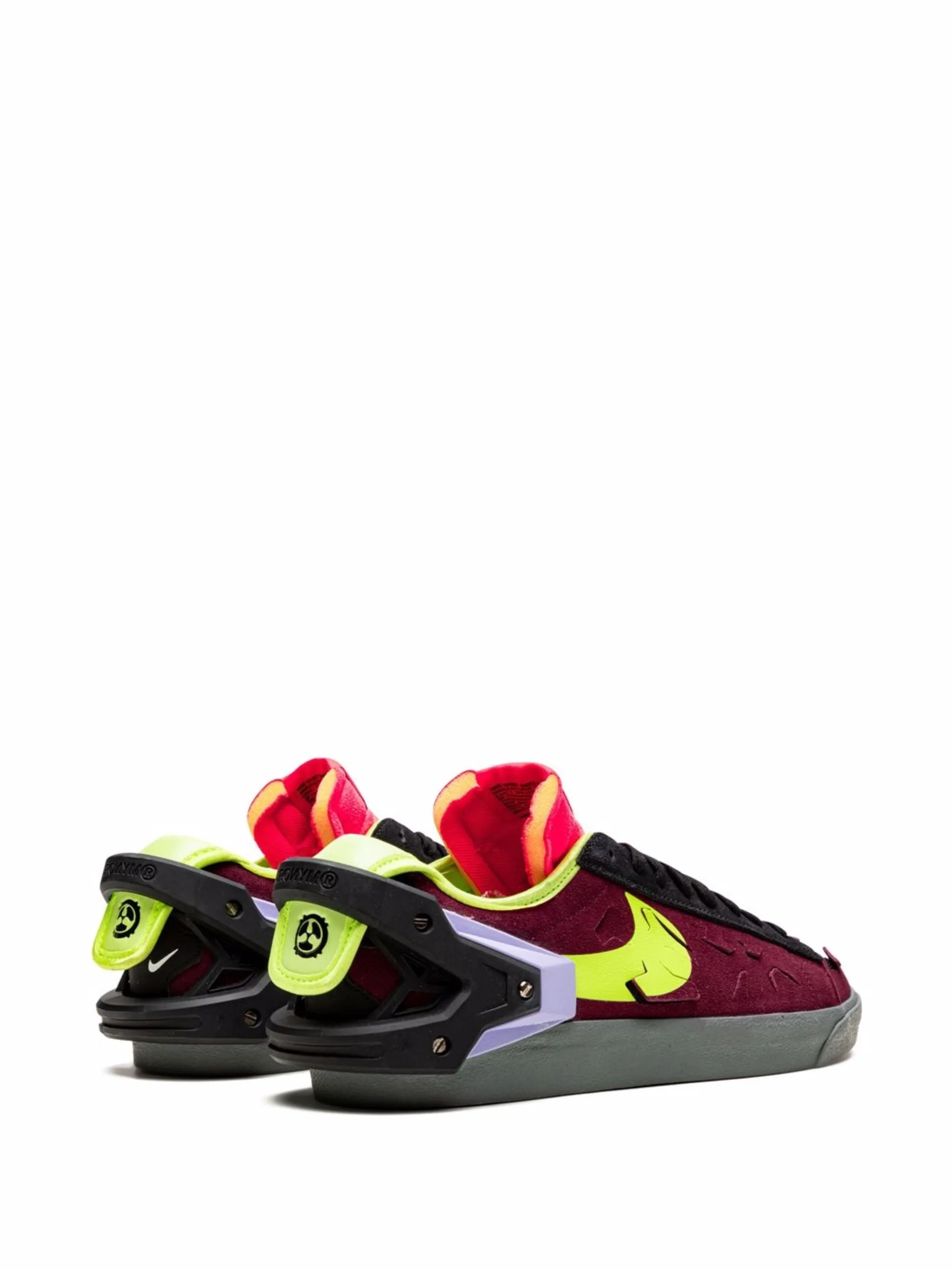 Кеды Nike Blazer Low x Acronym, бордовые — фото 3