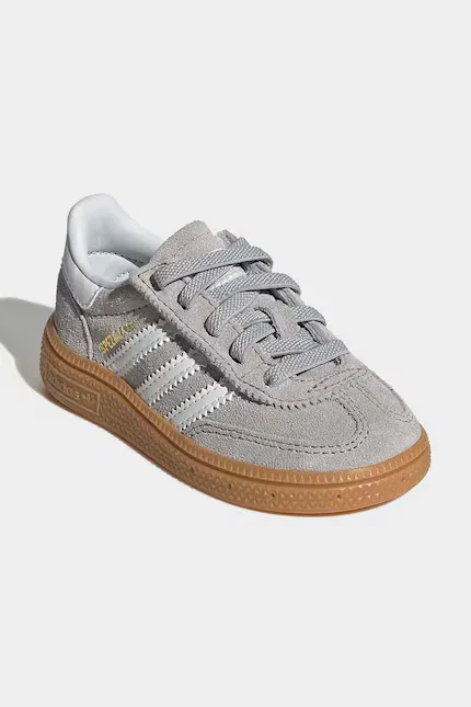 Кроссовки замшевые Handball Spezial Adidas Originals, серый — фото 2
