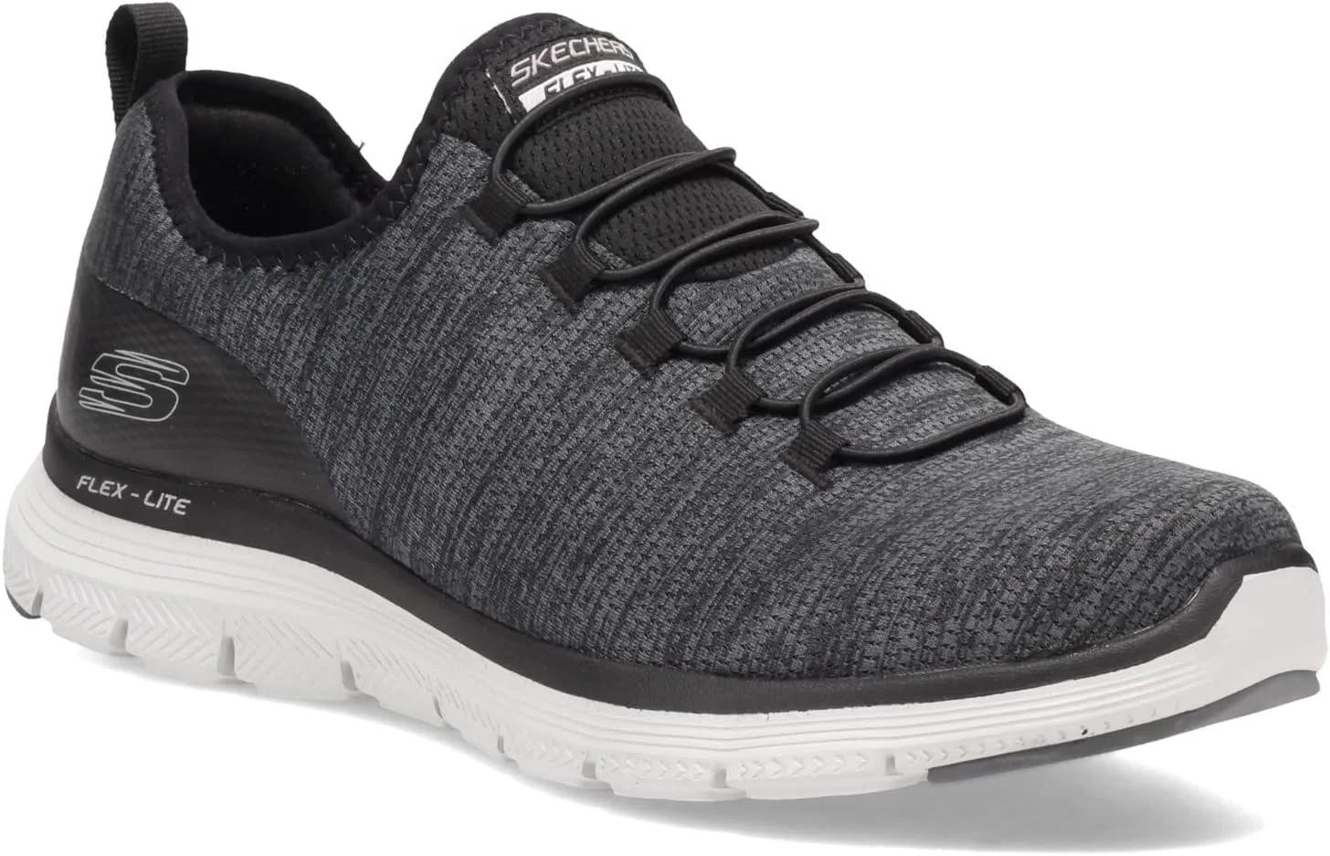 Мужские кроссовки Skechers Flex Advantage 4.0 Voracity Oxford, черный/серый — фото 2