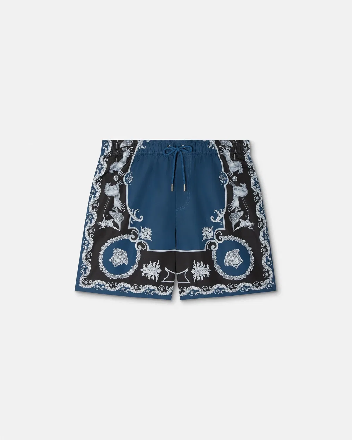 Плавательные шорты с принтом VERSACE, синий