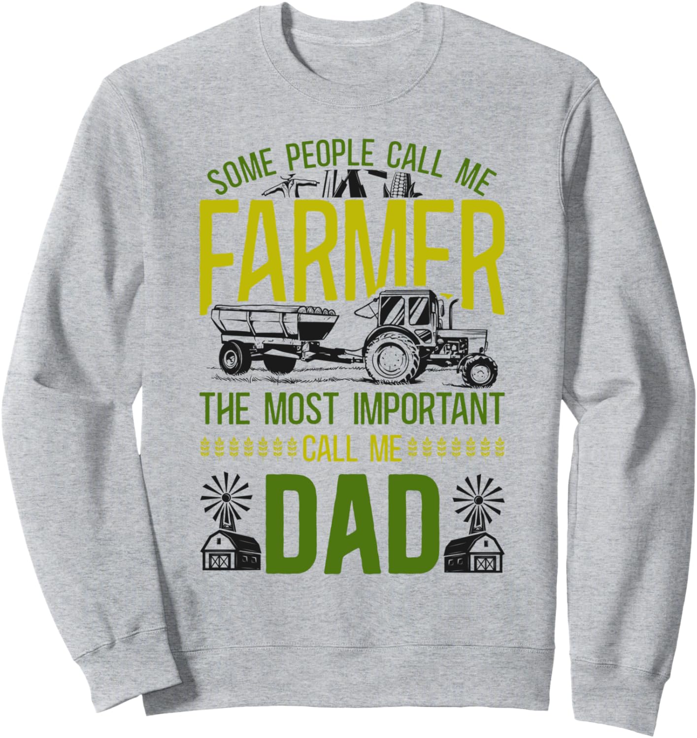 

Фермер, папа-фермер, трактор, винтажная толстовка Some People Call Farm Agriculture Hd0, серый