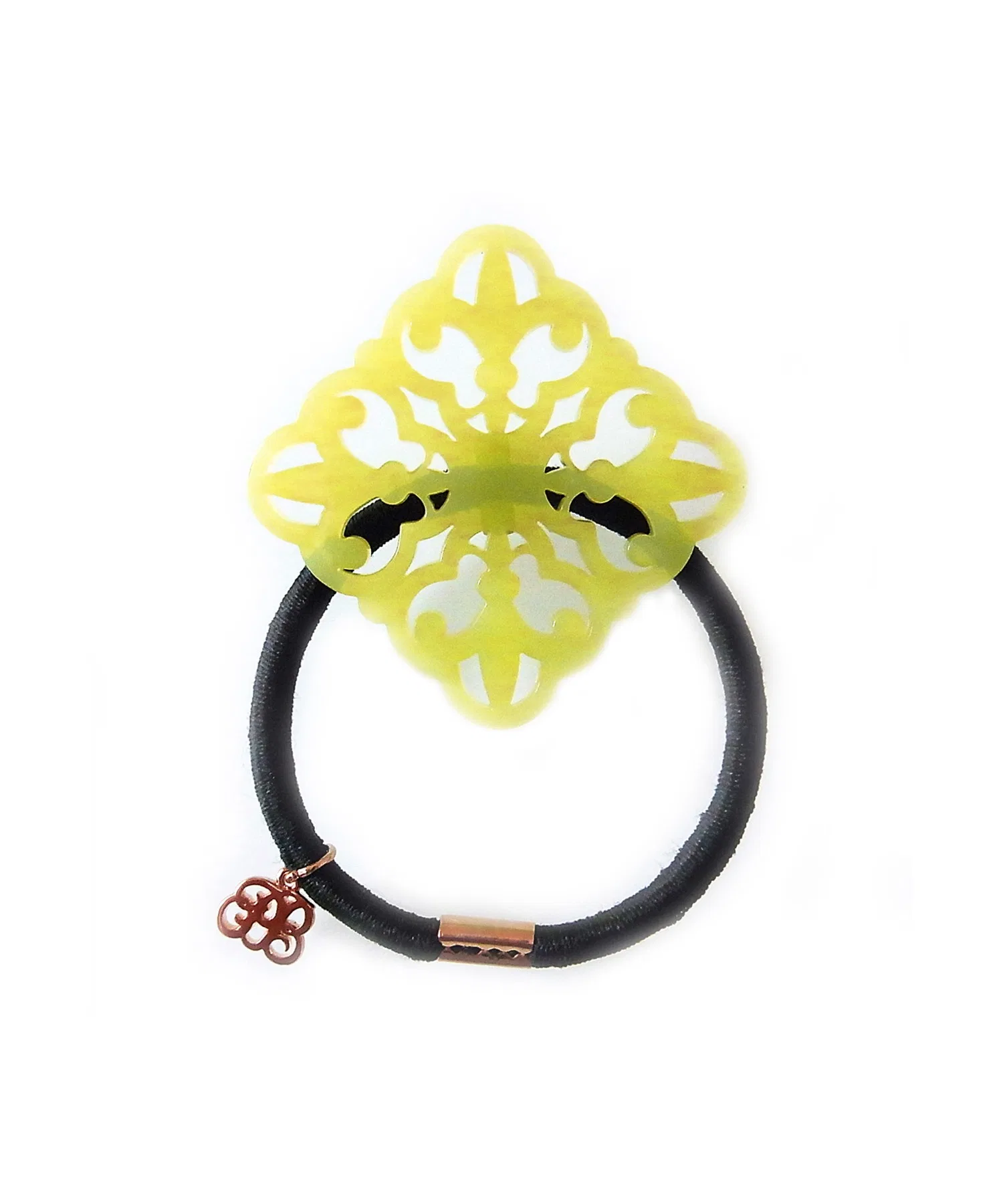 Резинка для волос art deco yellow Petit Bonbon Paris