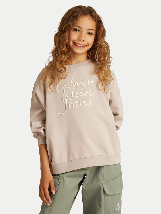 

Толстовка обычного кроя IG0IG02760 Calvin Klein Jeans, бежевый