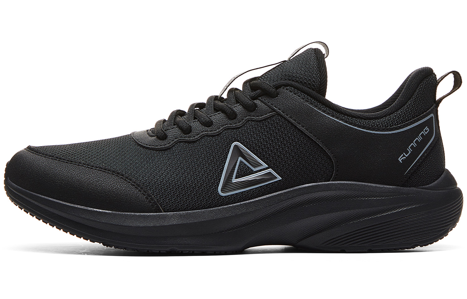 

PEAK Кроссовки Volkswagen Running Shoes с амортизацией Rebound, износостойкие, нескользящие, низкие, мужские, полностью черные
