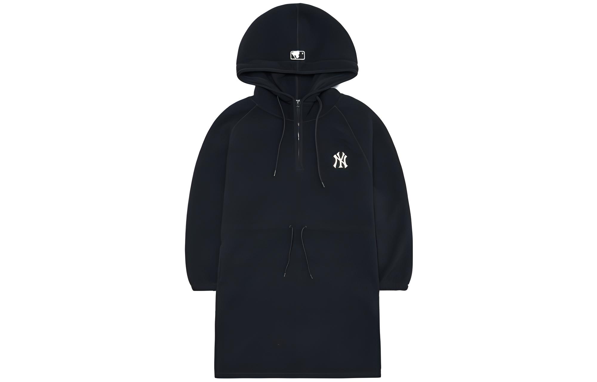 

MLB Женское черное платье с длинными рукавами