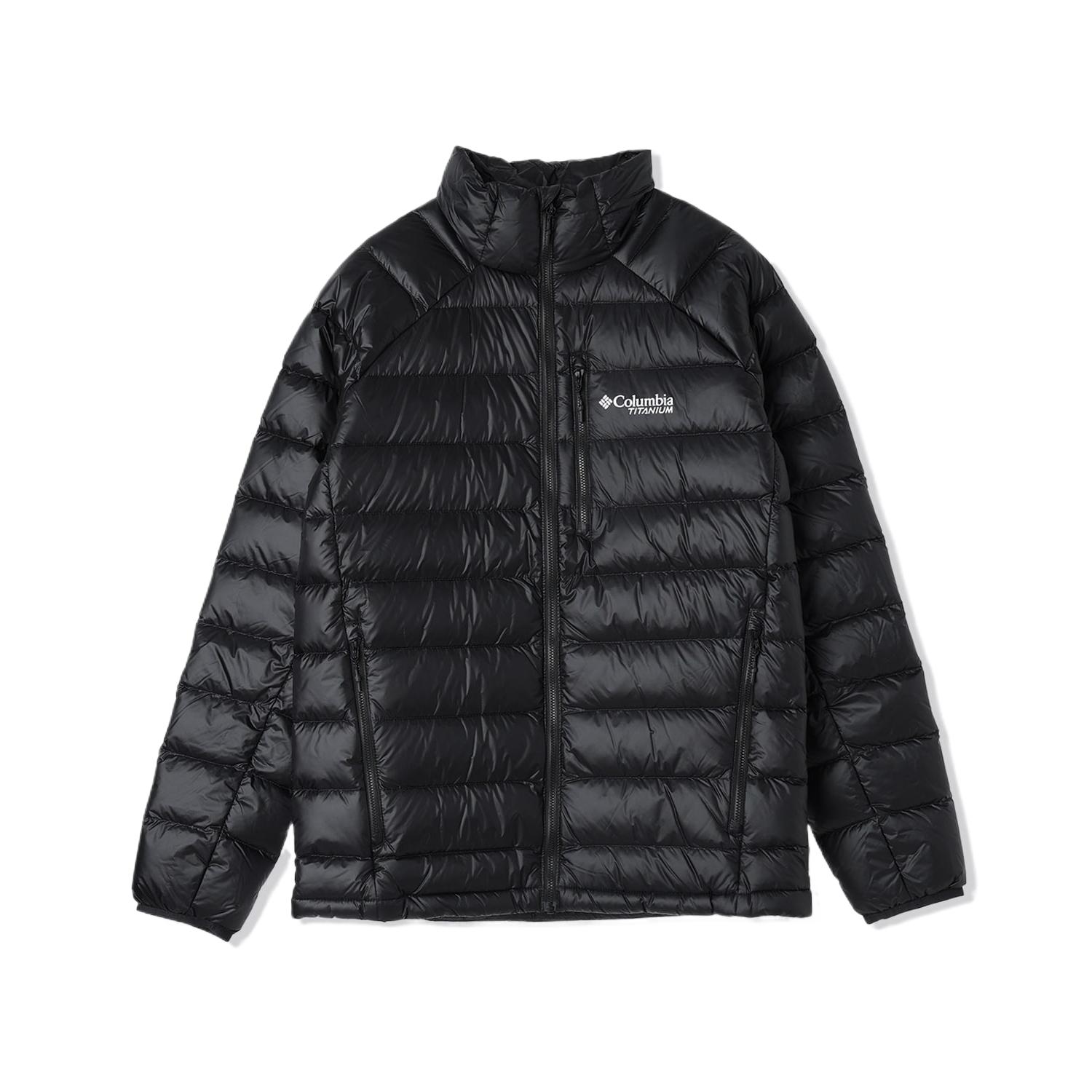 

Columbia Титановая пуховая куртка унисекс черная, Black