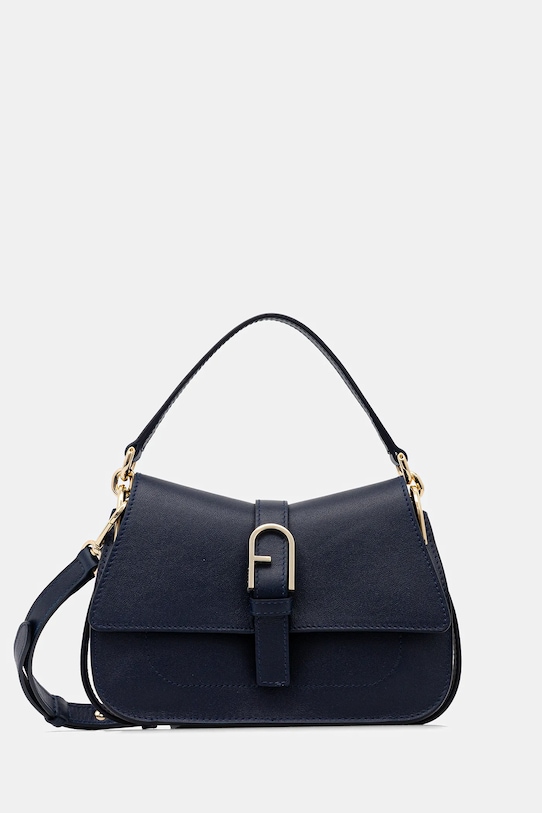 

Кожаная сумка Furla, темно-синий