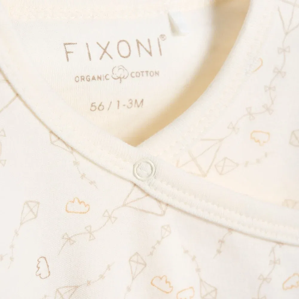 Боди с принтом Fixoni, белый — фото 3