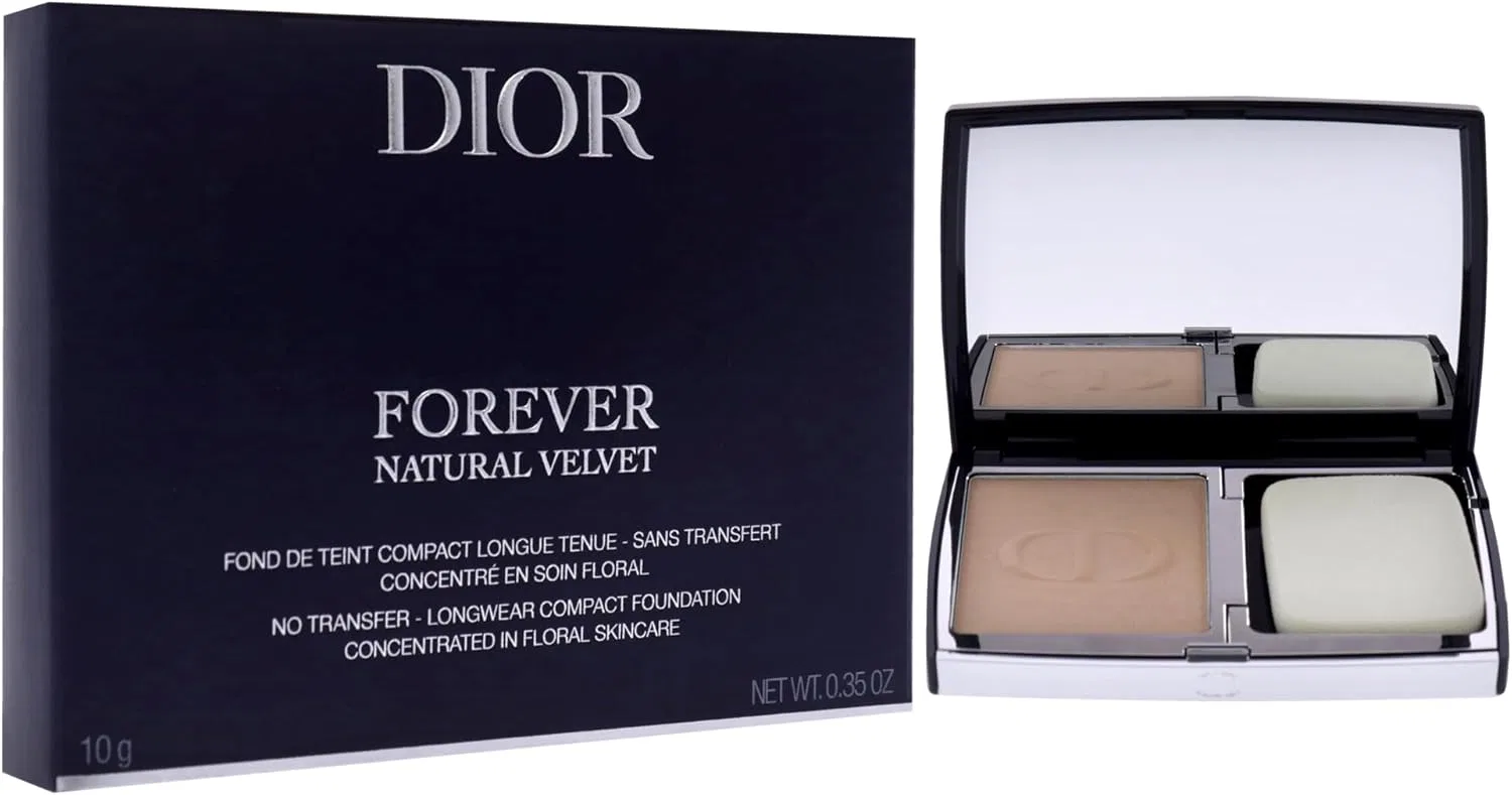 Пудра компактная Dior Diorskin Forever Compact Natural Velvet 10 г, оттенок 3N Neutral — фото 3
