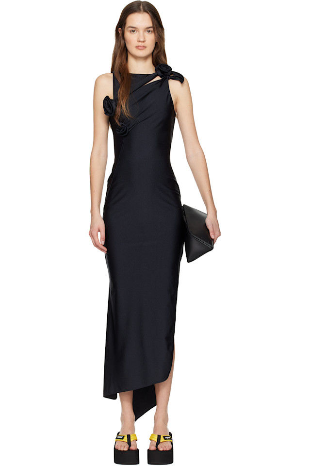 

Coperni Платье макси с цветочным принтом