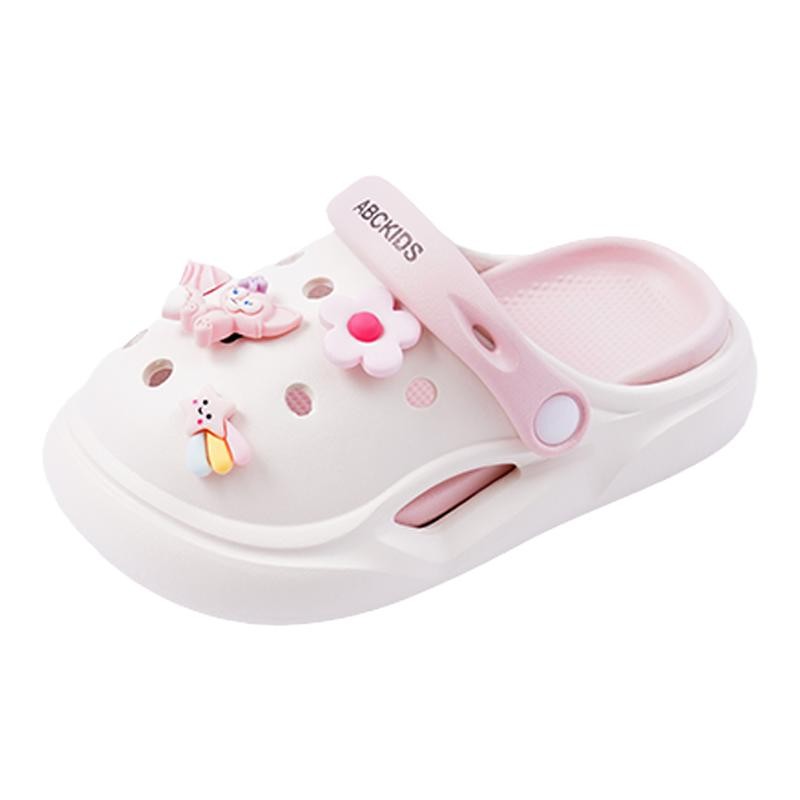 

Противоскользящие детские сандалии для детей от 3 до 7 лет ABC KIDS, белый/розовый