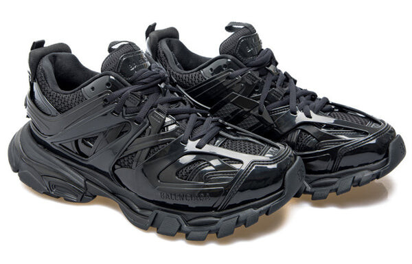 Кроссовки track 1.0 'black patent' Balenciaga, черный — фото 2