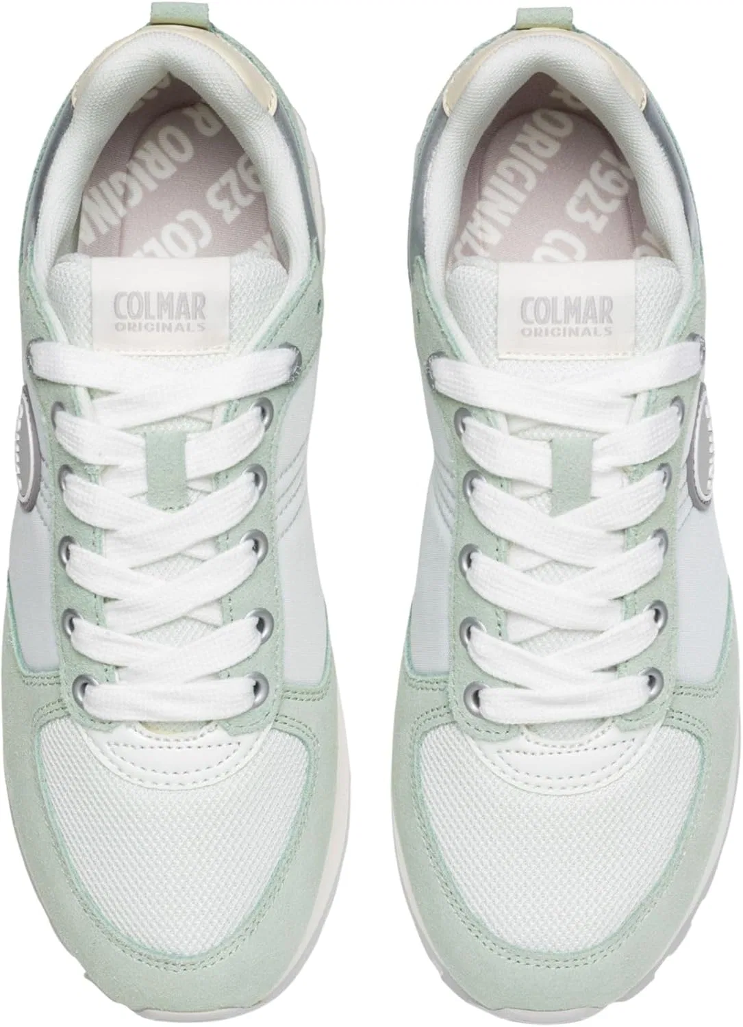 Мужские низкие кроссовки COLMAR Travis Authentic, Lt Green Gray — фото 2