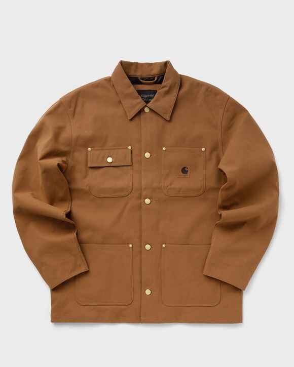 

Пальто Carhartt Wip Suede Michigan Coat, цвет hamilton brown